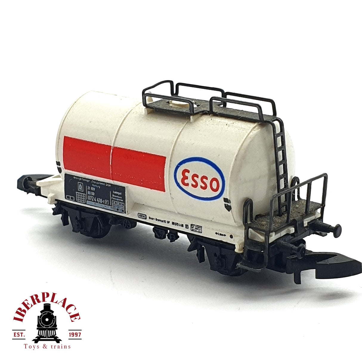 ♻️ 2 mano - Märklin vagón cisterna Esso DB Z escala 1:220 EZ07