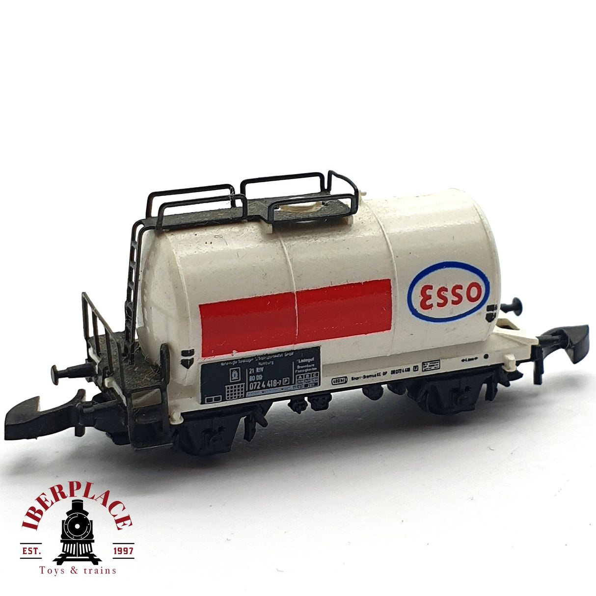 ♻️ 2 mano - Märklin vagón cisterna Esso DB Z escala 1:220 EZ07