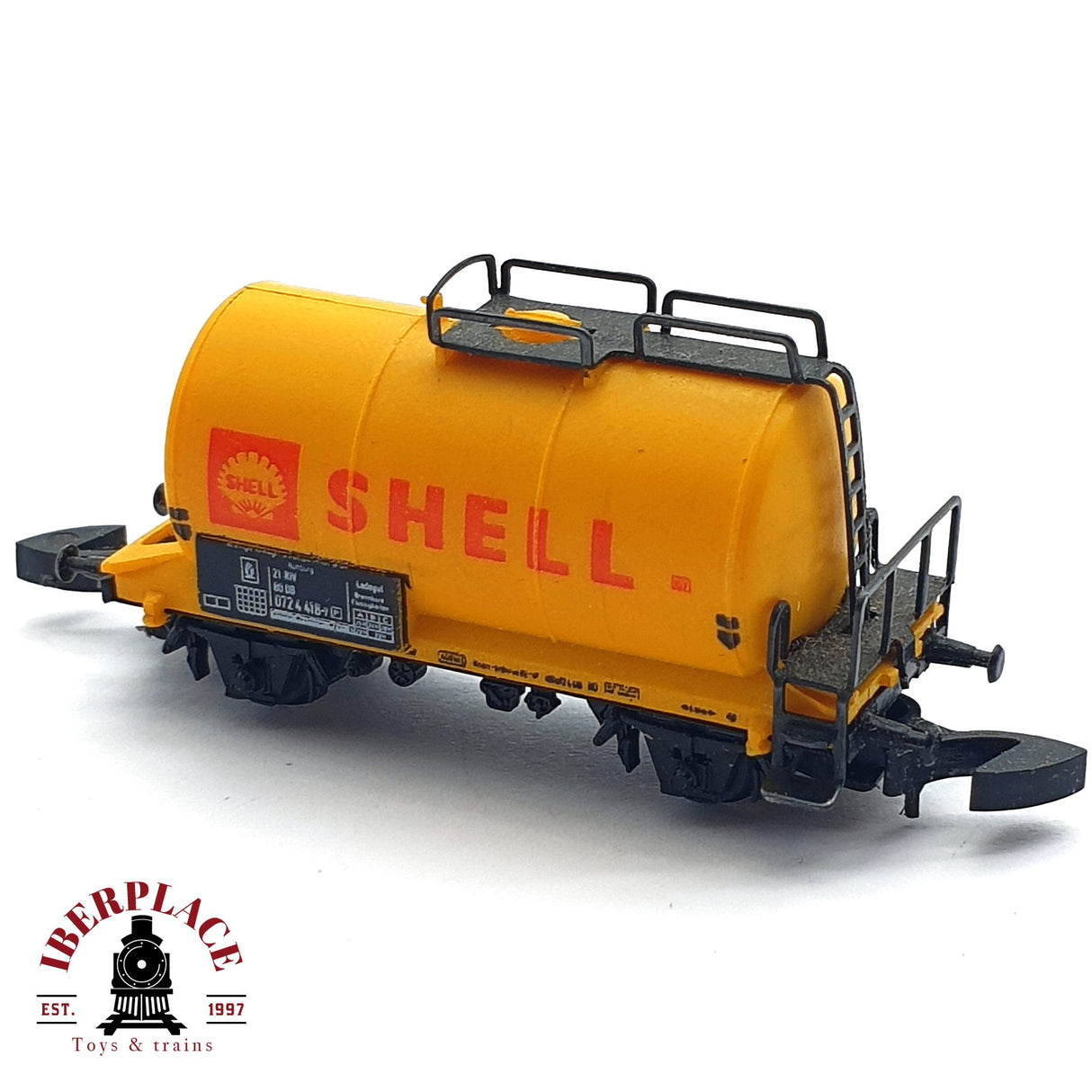 ♻️ 2 mano - Märklin vagón cisterna Shell DB Z escala 1:220 EZ07