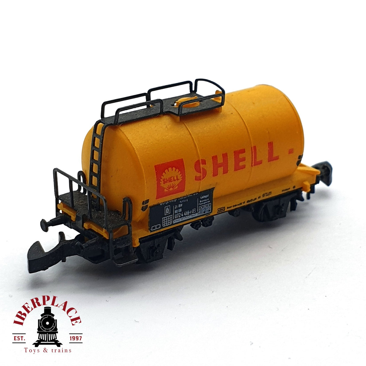 ♻️ 2 mano - Märklin vagón cisterna Shell DB Z escala 1:220 EZ07