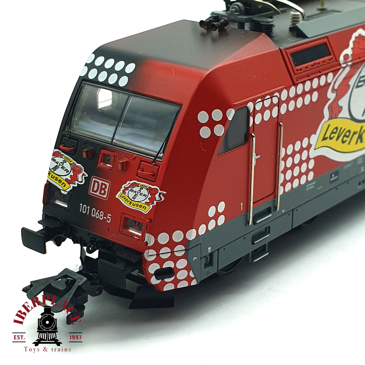 ♻️ 2da mano - Märklin 37375 Digital Locomotora BR 101 DB Bayer Leverkusen H0 escala 1:87 EH010