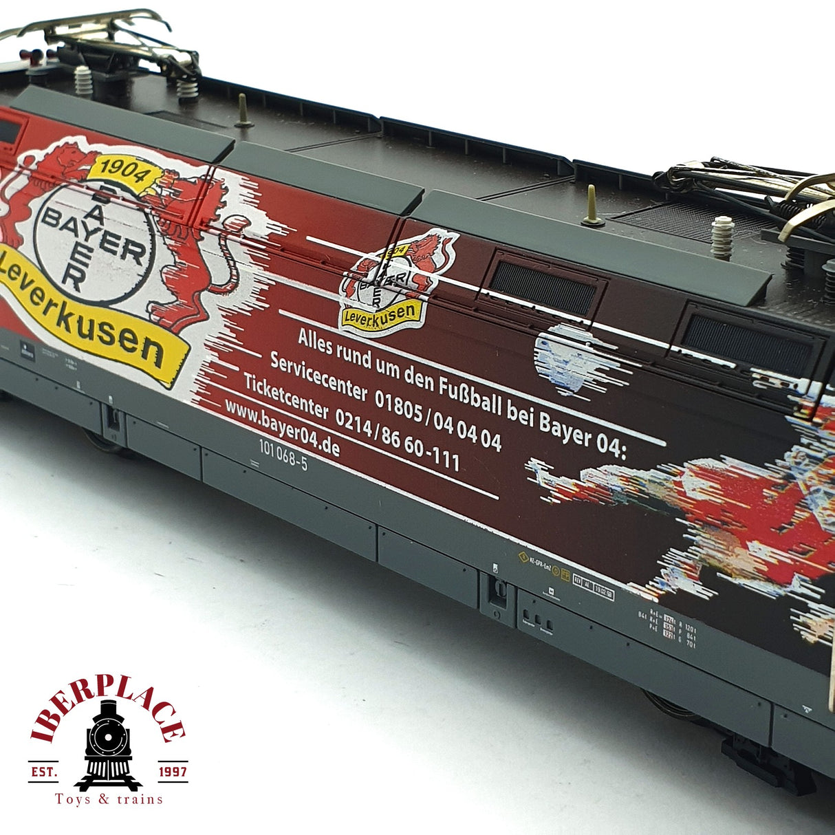 ♻️ 2da mano - Märklin 37375 Digital Locomotora BR 101 DB Bayer Leverkusen H0 escala 1:87 EH010