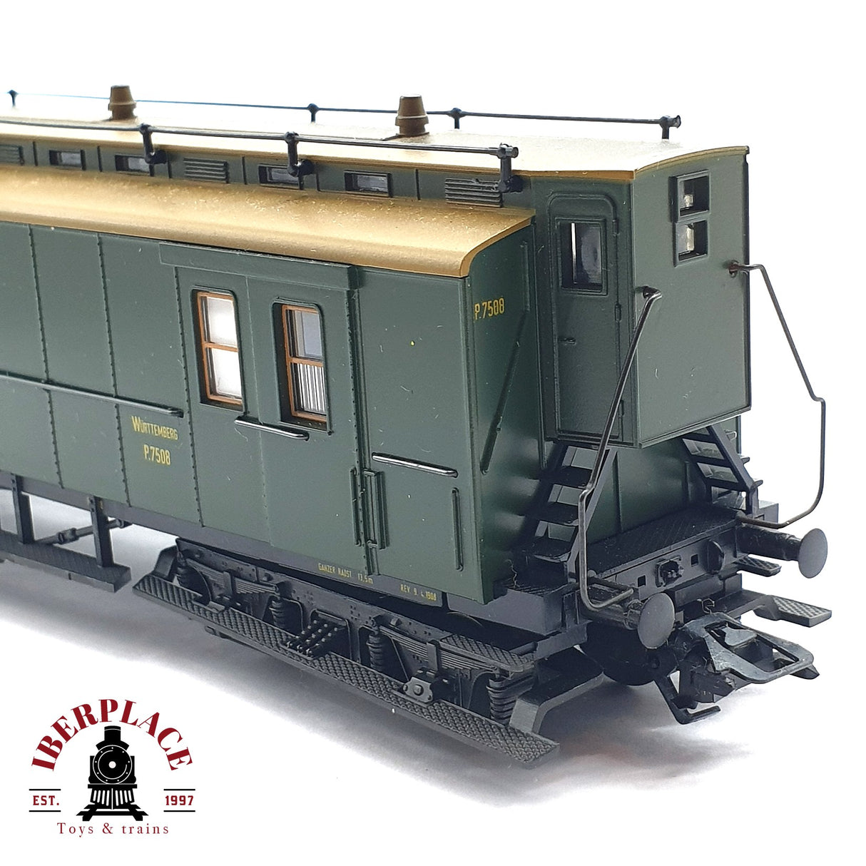 ♻️ 2da mano - Märklin 4229 vagón correos postales 7508 H0 escala 1:87 EH010