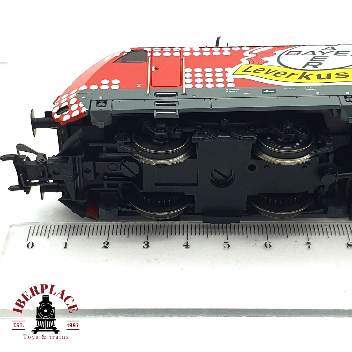 ♻️ 2da mano - Märklin 37375 Digital Locomotora BR 101 DB Bayer Leverkusen H0 escala 1:87 EH010