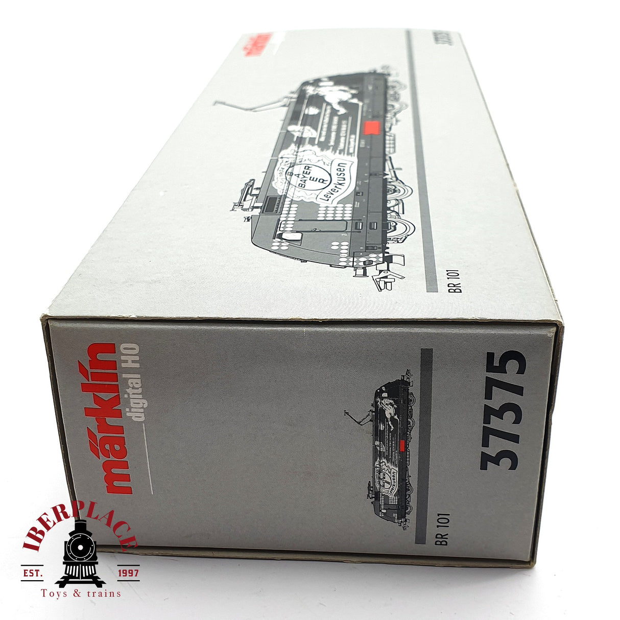 ♻️ 2da mano - Märklin 37375 Digital Locomotora BR 101 DB Bayer Leverkusen H0 escala 1:87 EH010