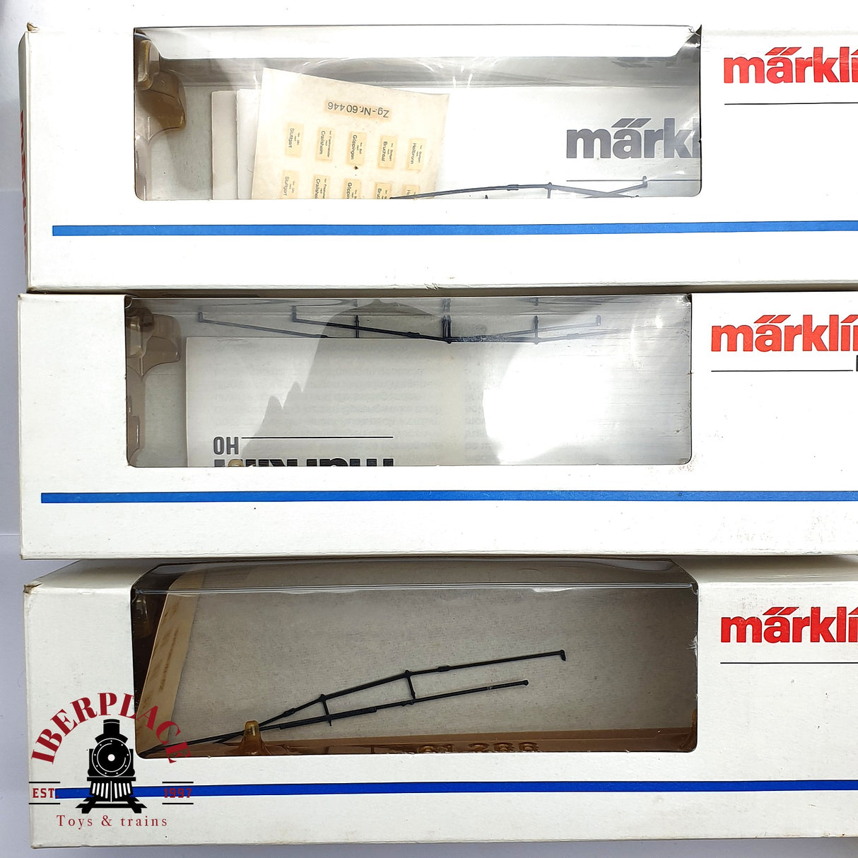 ♻️ 2da mano - Märklin 3x vagones pasajero expreso K.W.St.E H0 escala 1:87 EH010