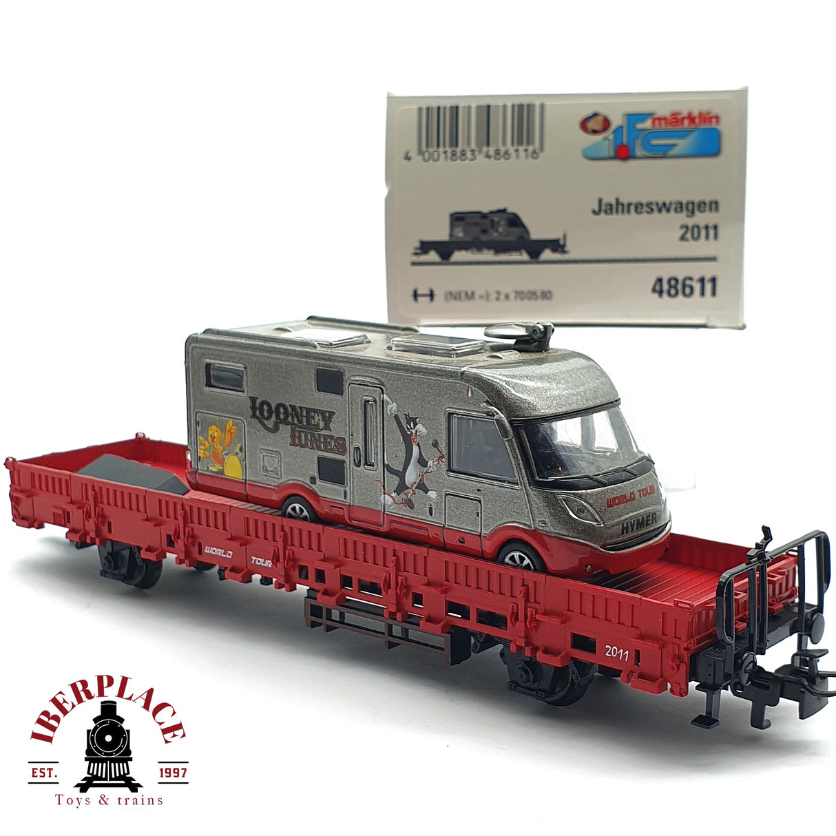 ♻️ 2da mano - Märklin 48611 plataforma 2011 H0 escala 1:87 EH010