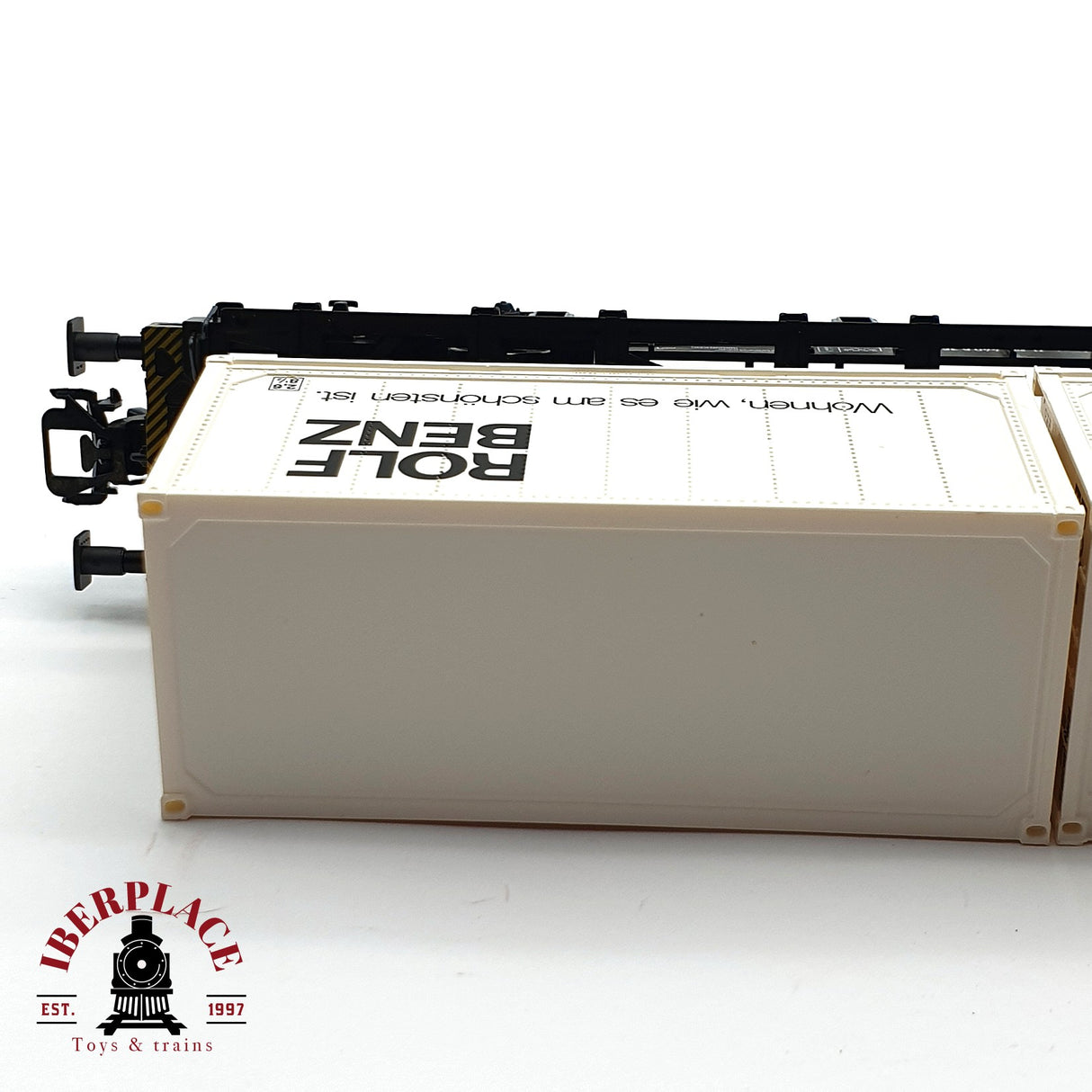 ♻️ 2da mano - Märklin 4850 vagón contenedor Rolf Benz DB H0 escala 1:87 EH010