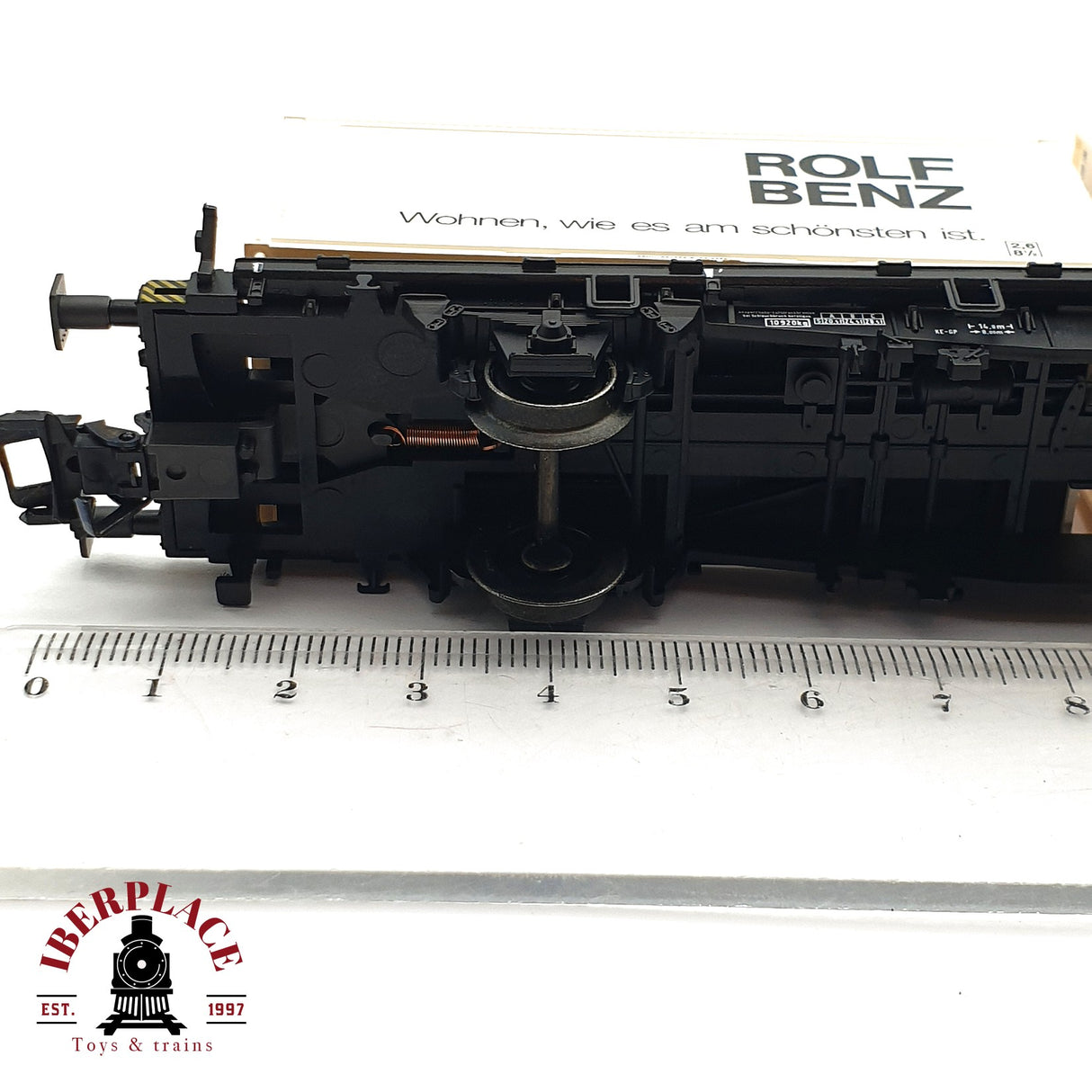 ♻️ 2da mano - Märklin 4850 vagón contenedor Rolf Benz DB H0 escala 1:87 EH010