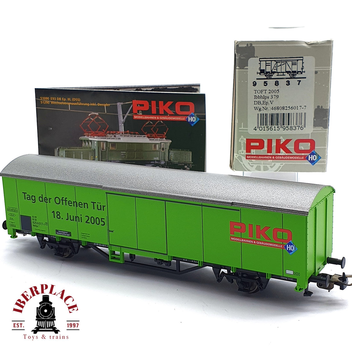 ♻️ 2da mano - DC Piko 95837 vagón TOFT 2005 DB H0 escala 1:87 EH010