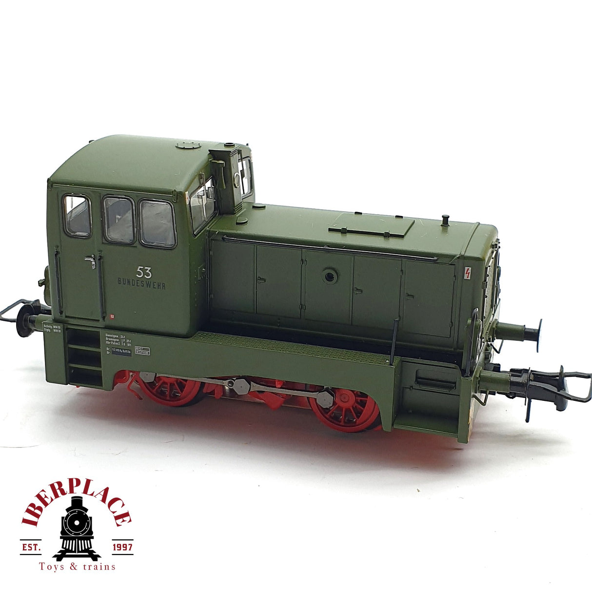 ♻️ 2da mano - AC BRAWA 42603 Digital Locomotora Bundeswehr 53 Ep V H0 escala 1:87 EH010