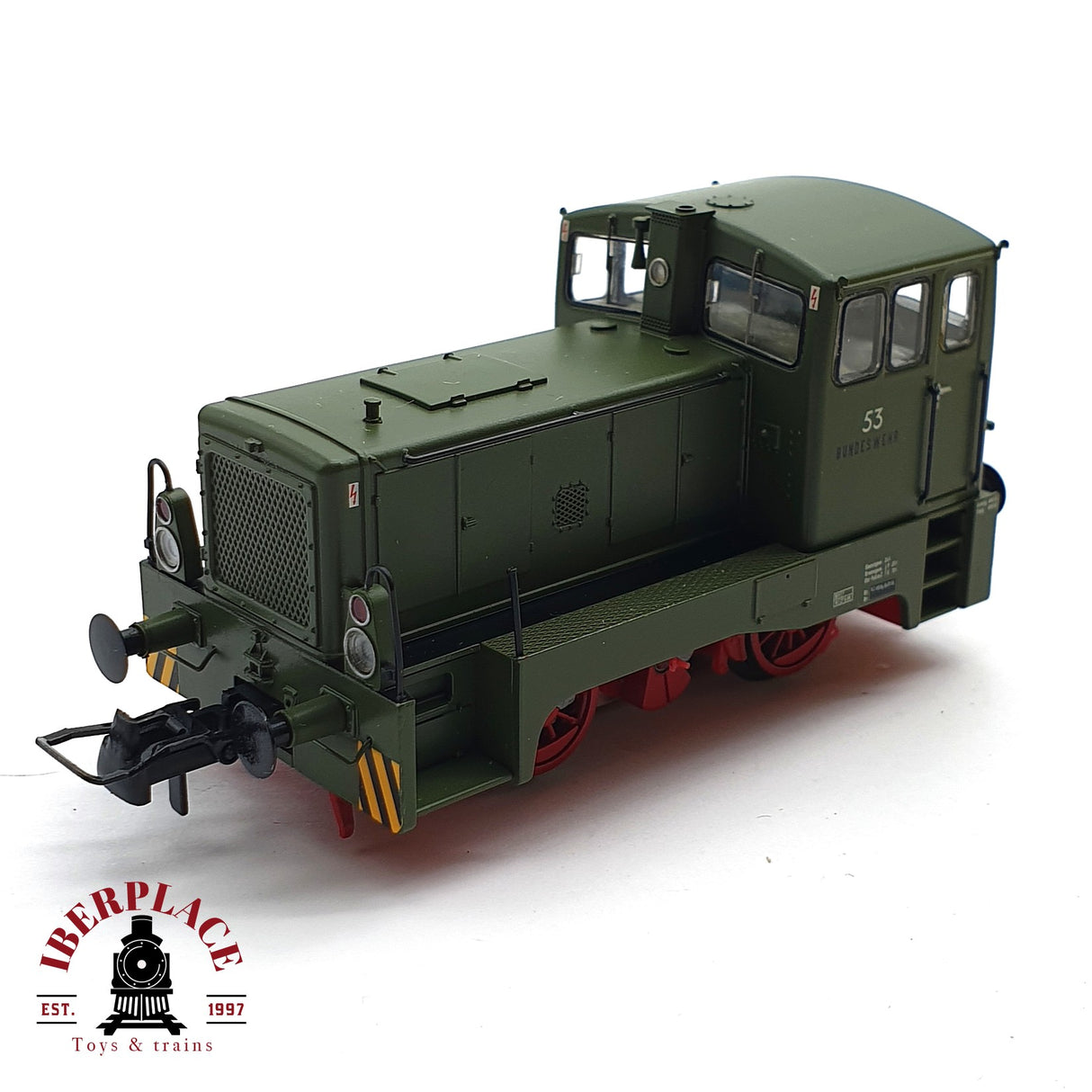 ♻️ 2da mano - AC BRAWA 42603 Digital Locomotora Bundeswehr 53 Ep V H0 escala 1:87 EH010