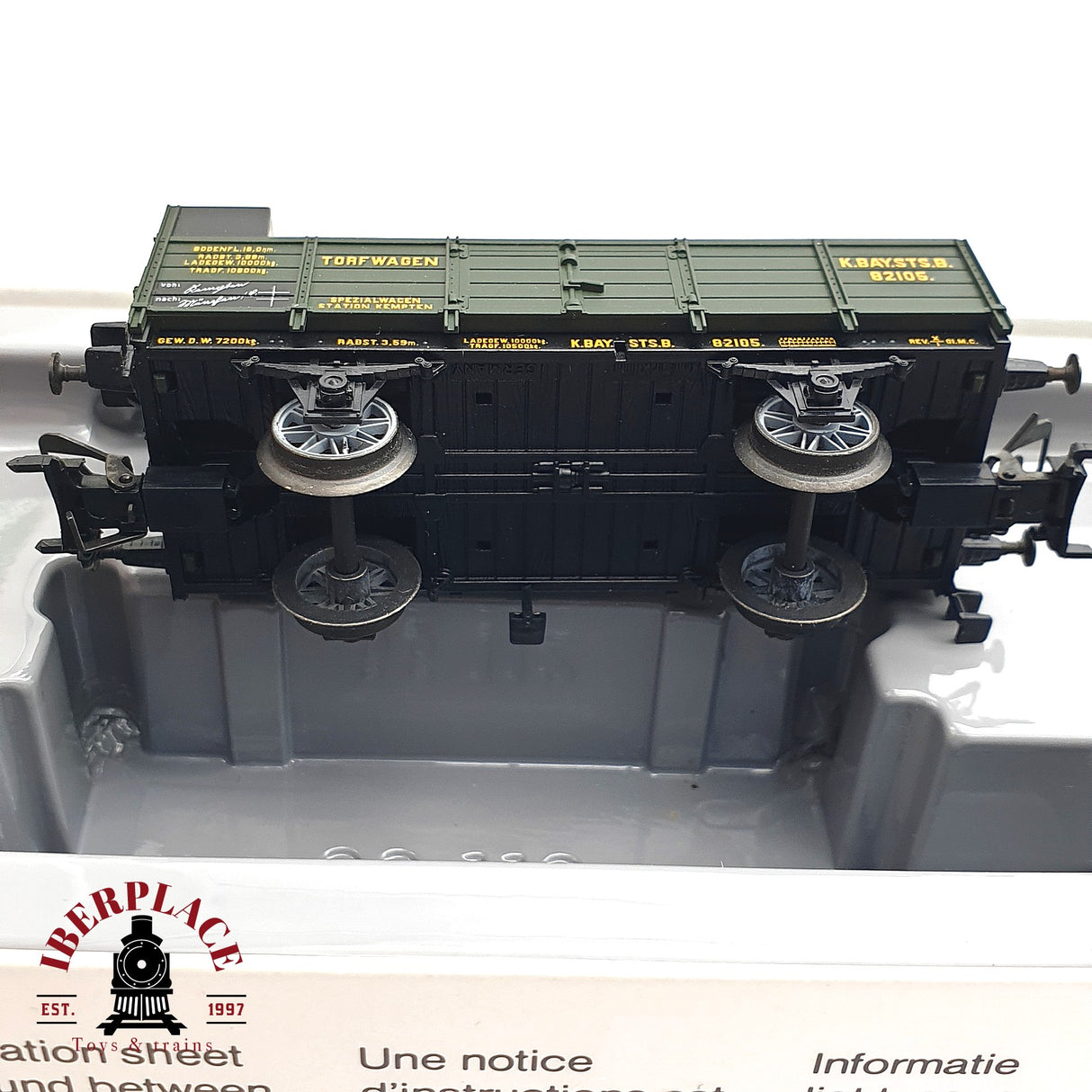 ♻️ 2da mano - Märklin 4897 set mercancia K.Bay.Sts.B H0 escala 1:87 EH010
