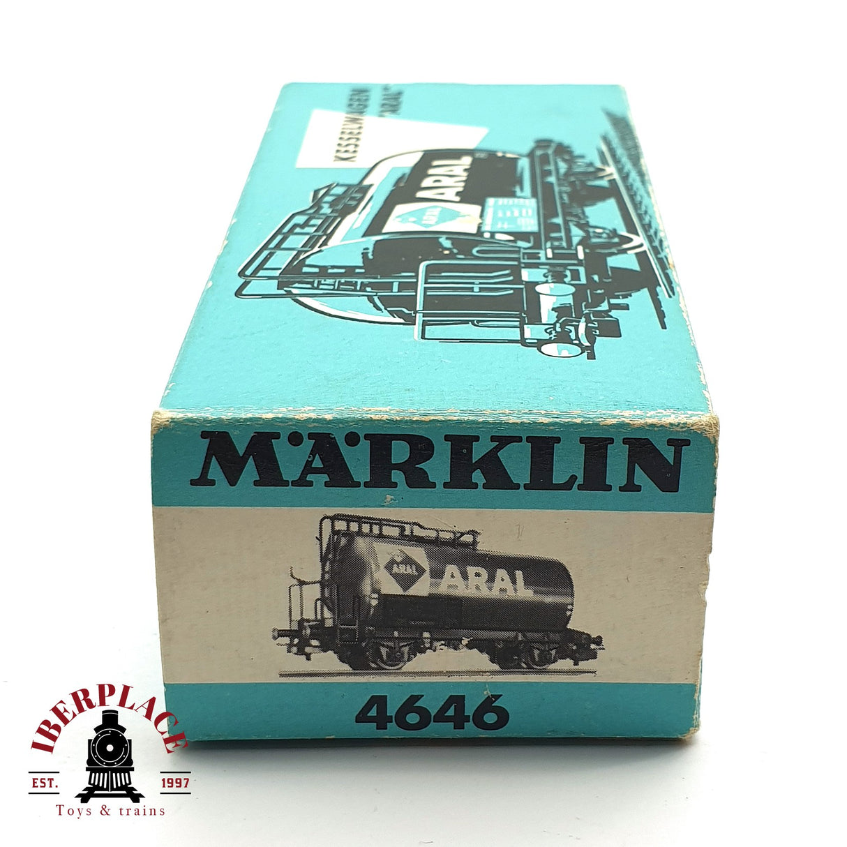 ♻️ 2da mano - Märklin 4646 vagón cisterna ARAL DB H0 escala 1:87 EH010