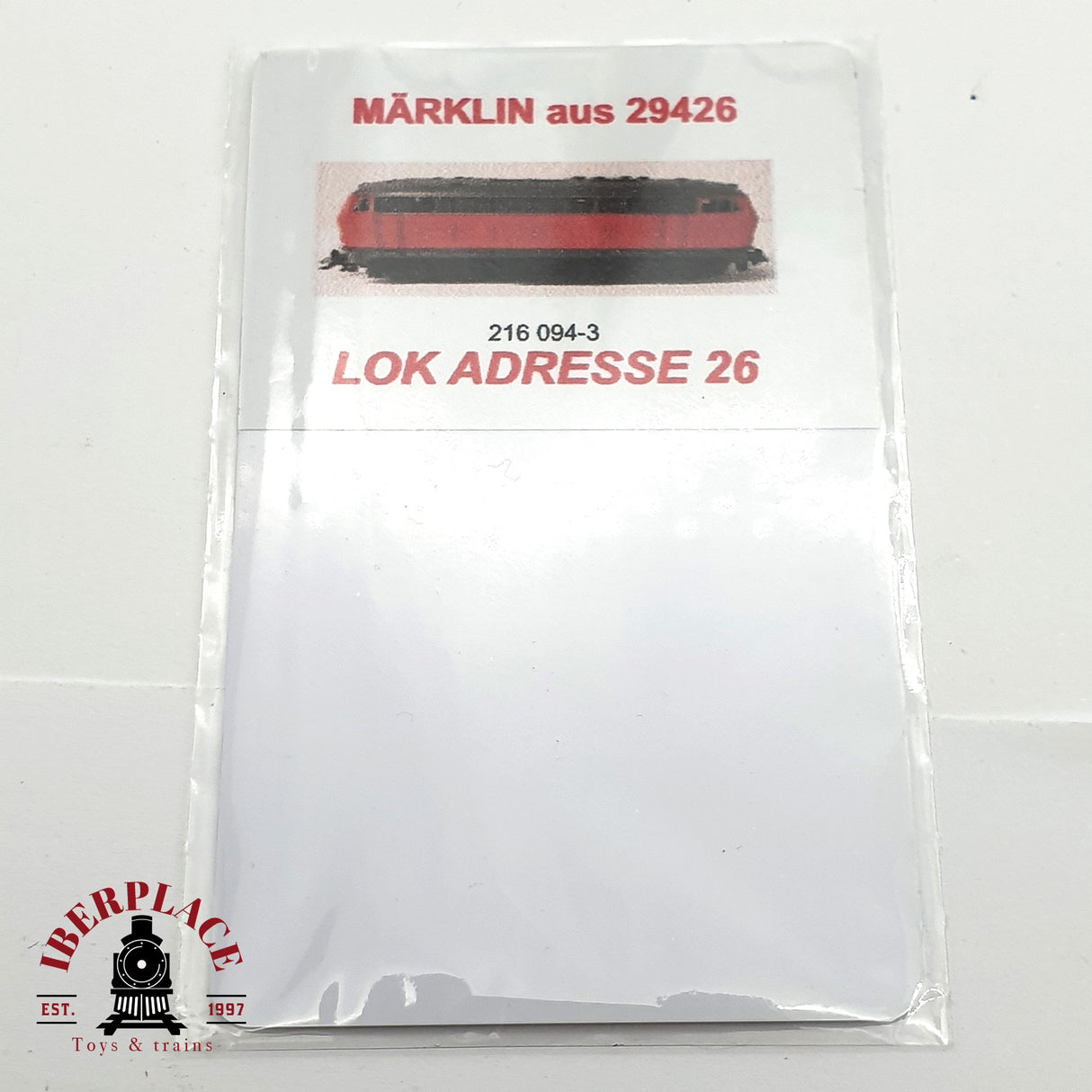 ♻️ 2da mano - Märklin 3075 Digital Locomotora Cargo BR 216 DB H0 escala 1:87 EH010