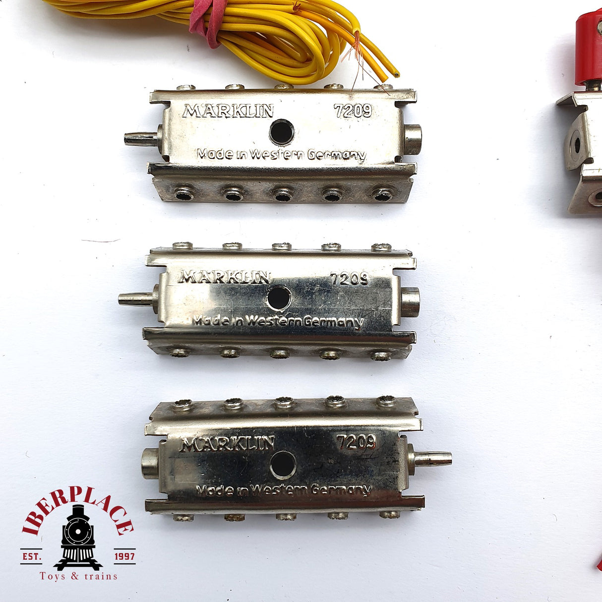 ♻️ 2da mano - Märklin 6x 7209 Placas de distribución H0 escala 1:87 EH010