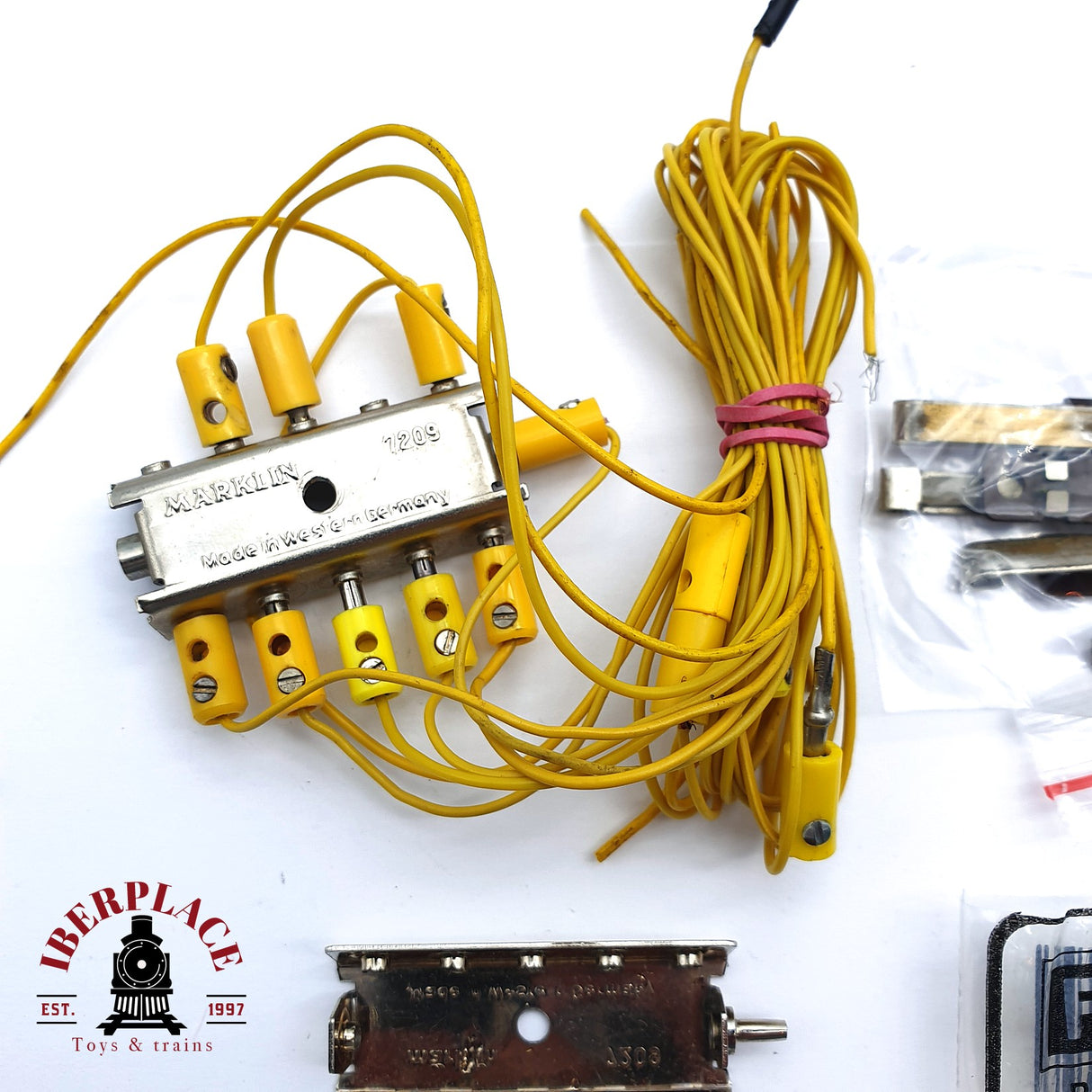 ♻️ 2da mano - Märklin Faller 7209 Placas de distribución patines AC bombillas H0 escala 1:87 EH010