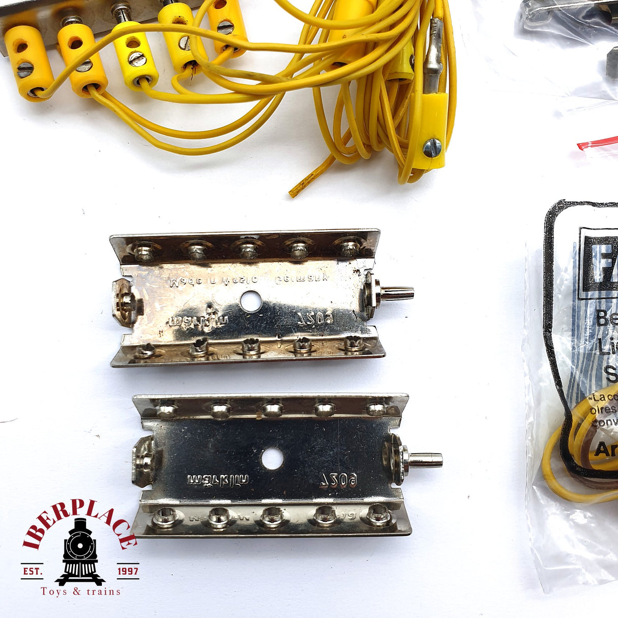 ♻️ 2da mano - Märklin Faller 7209 Placas de distribución patines AC bombillas H0 escala 1:87 EH010