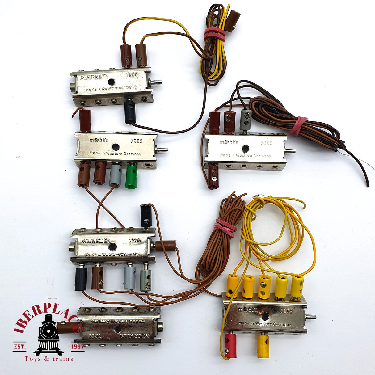 ♻️ 2da mano - Märklin 6x 7209 Placas de distribución H0 escala 1:87 EH010 2/2