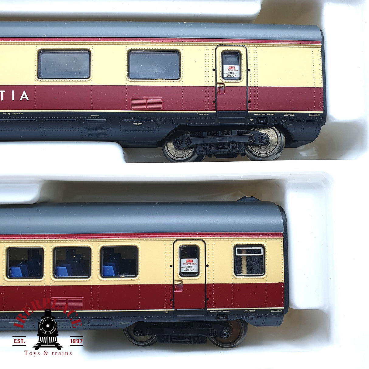 ♻️ 2da mano - AC Roco 43903 vagones complementarios TEE DB H0 escala 1:87 EH010