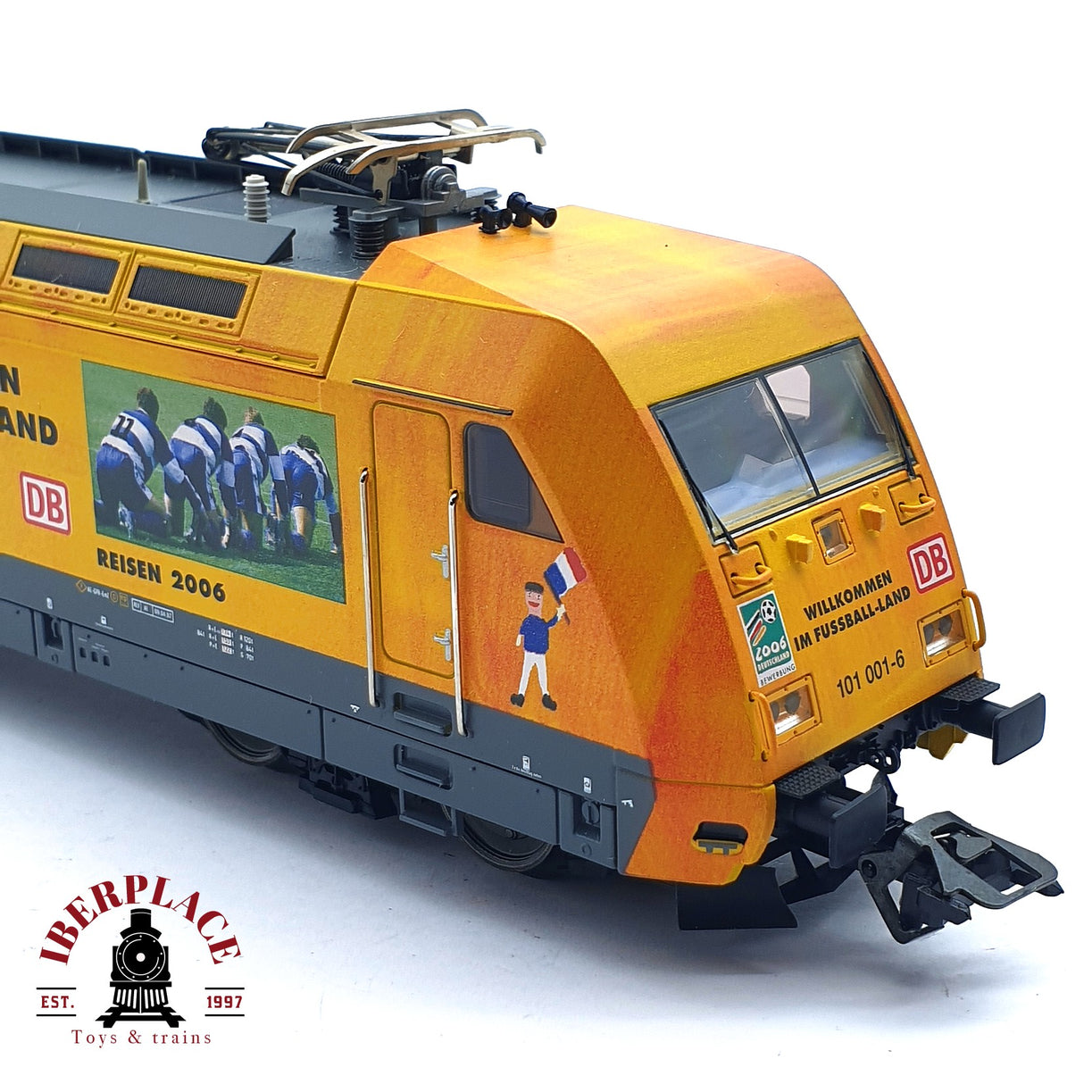 ♻️ 2da mano - Märklin 39370 Digital Locomotora BR 101 DB Fussball-land H0 escala 1:87 EH010