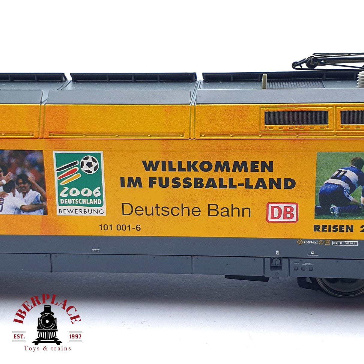 ♻️ 2da mano - Märklin 39370 Digital Locomotora BR 101 DB Fussball-land H0 escala 1:87 EH010