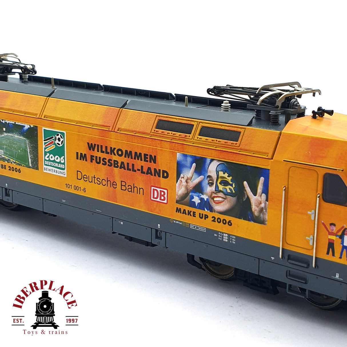♻️ 2da mano - Märklin 39370 Digital Locomotora BR 101 DB Fussball-land H0 escala 1:87 EH010