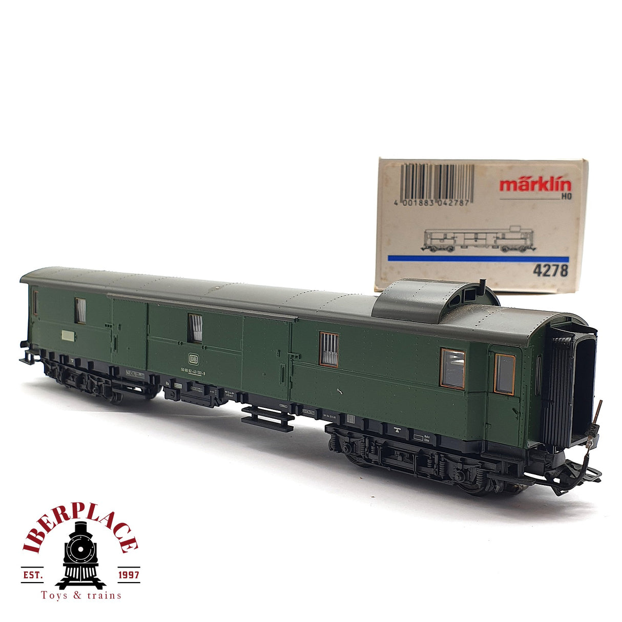 ♻️ 2da mano - Märklin 4278 vagón mercancía DB H0 escala 1:87 EH010