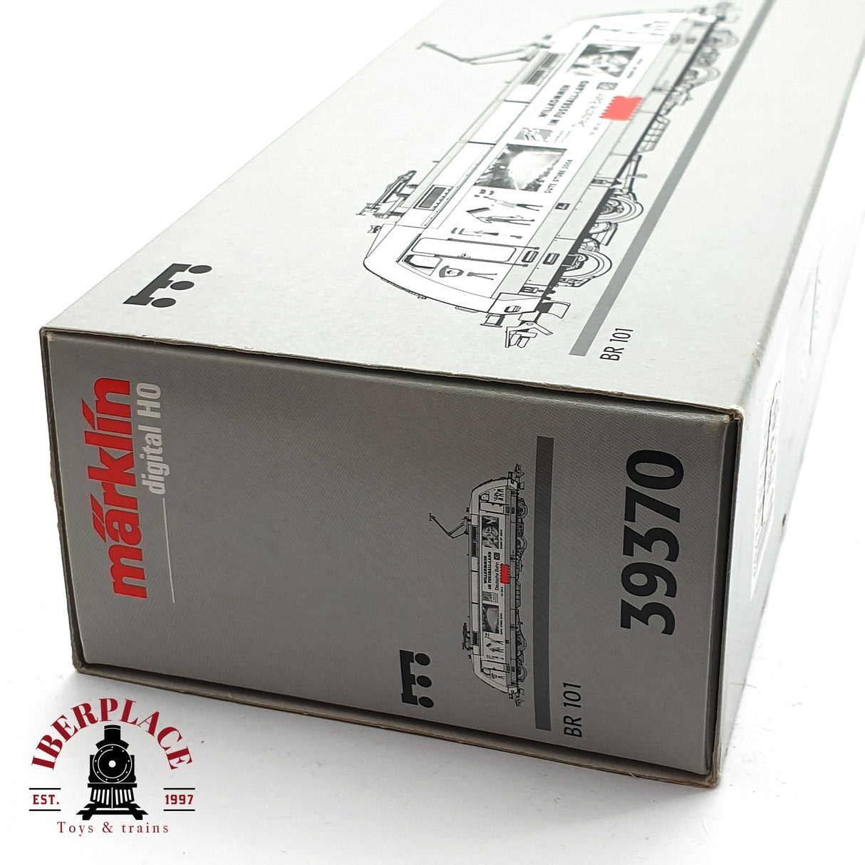 ♻️ 2da mano - Märklin 39370 Digital Locomotora BR 101 DB Fussball-land H0 escala 1:87 EH010