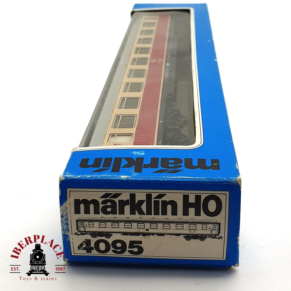 ♻️ 2da mano - Märklin 4095 vagón pasajeros DB clase 1 en metal H0 escala 1:87 EH09