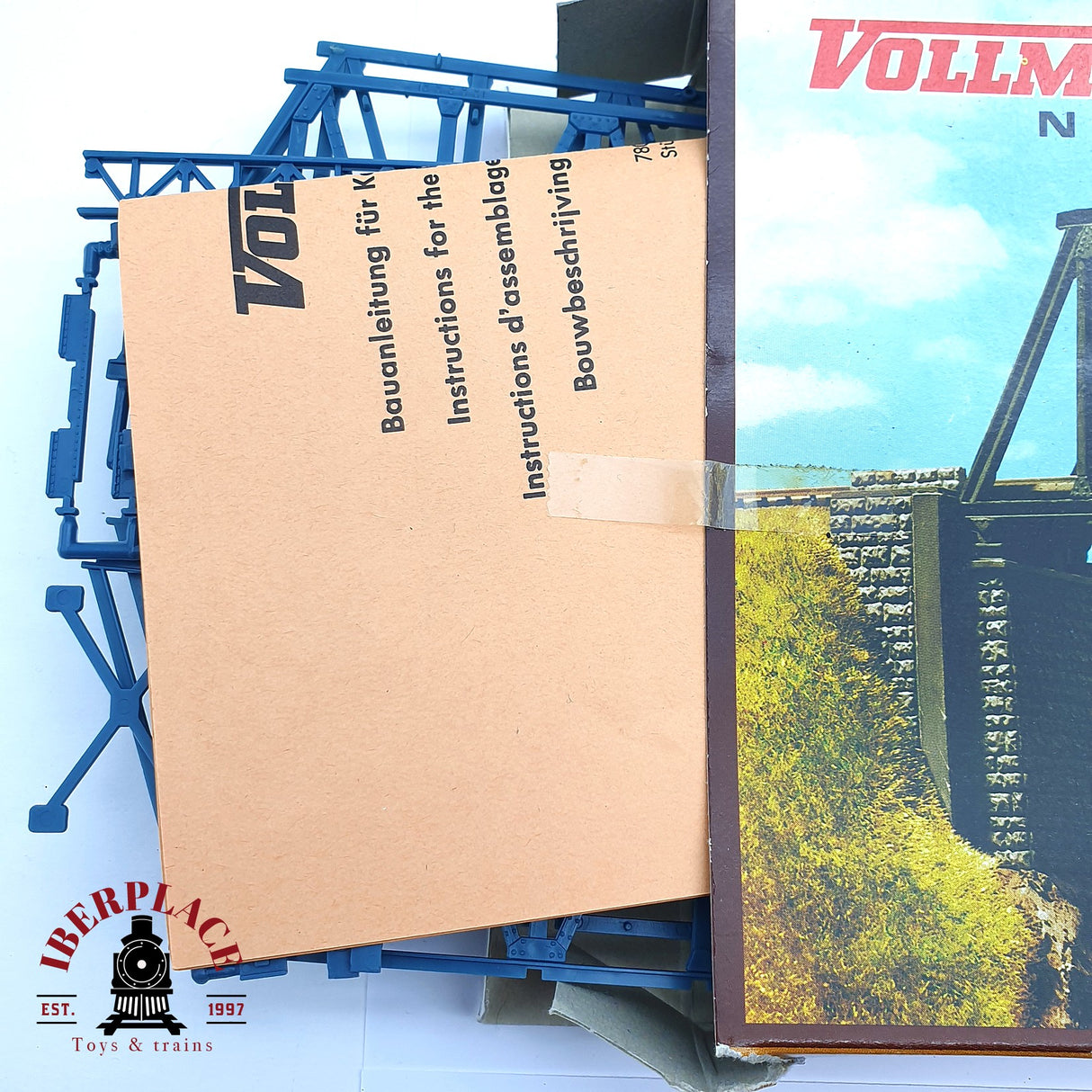 ♻️ 2da mano - 3x Vollmer 7801 7810 Puente y pilares N escala 1:160 EH09