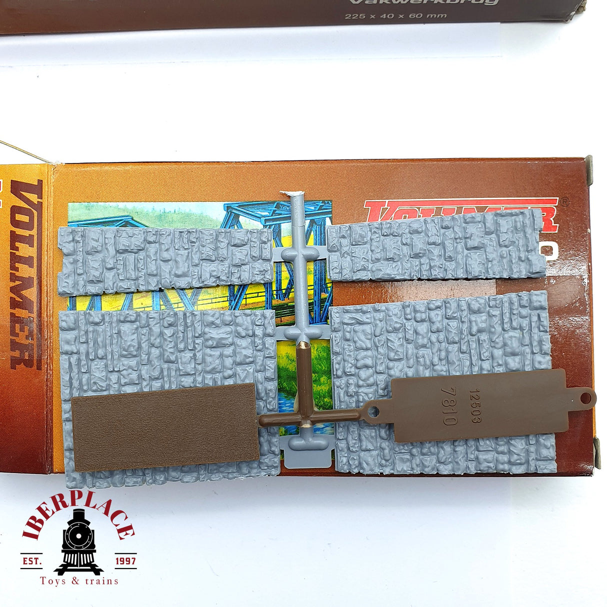 ♻️ 2da mano - 3x Vollmer 7801 7810 Puente y pilares N escala 1:160 EH09