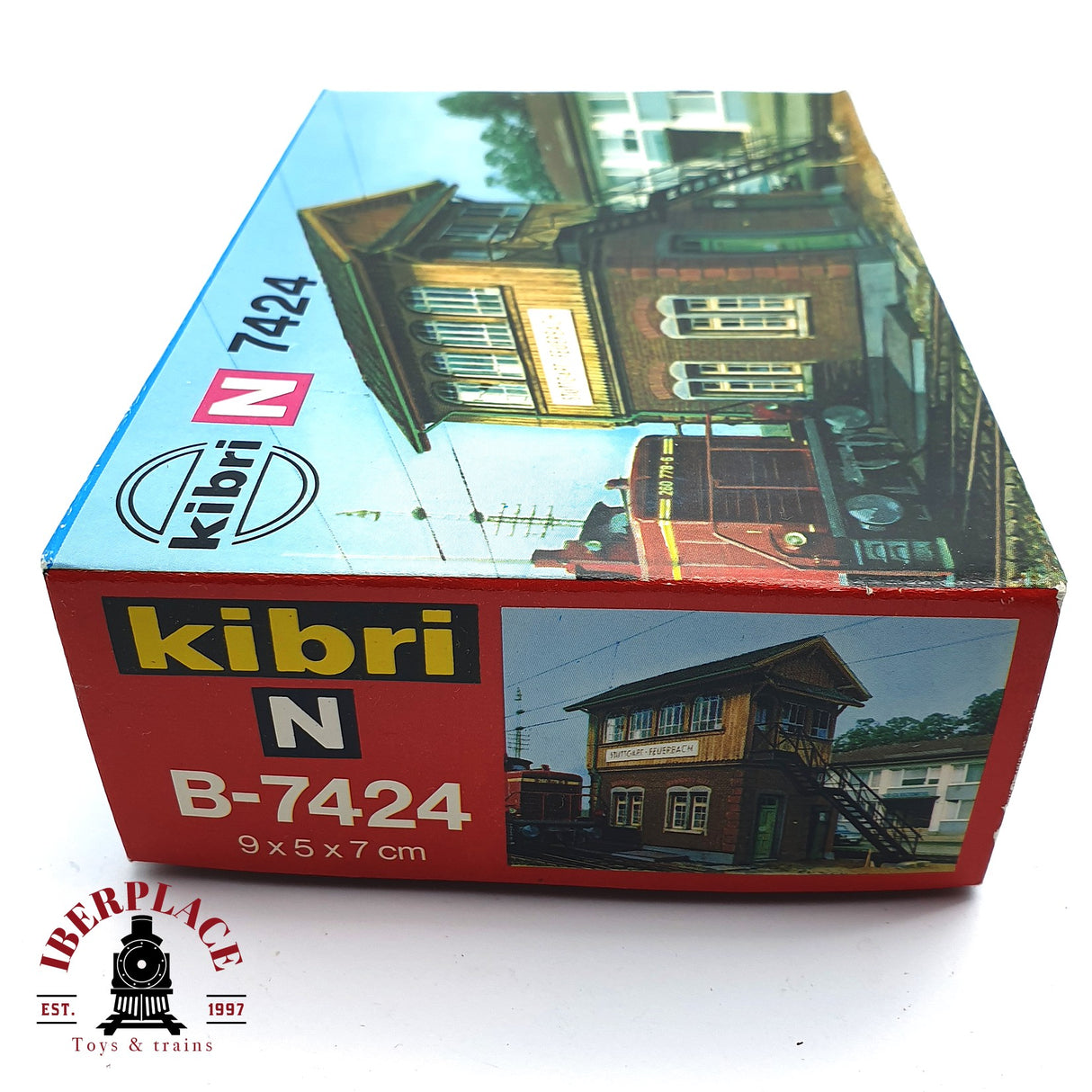♻️ 2da mano - Kibri B7424 caja de señales Stuttgart Feuerbach N escala 1:160 EH09