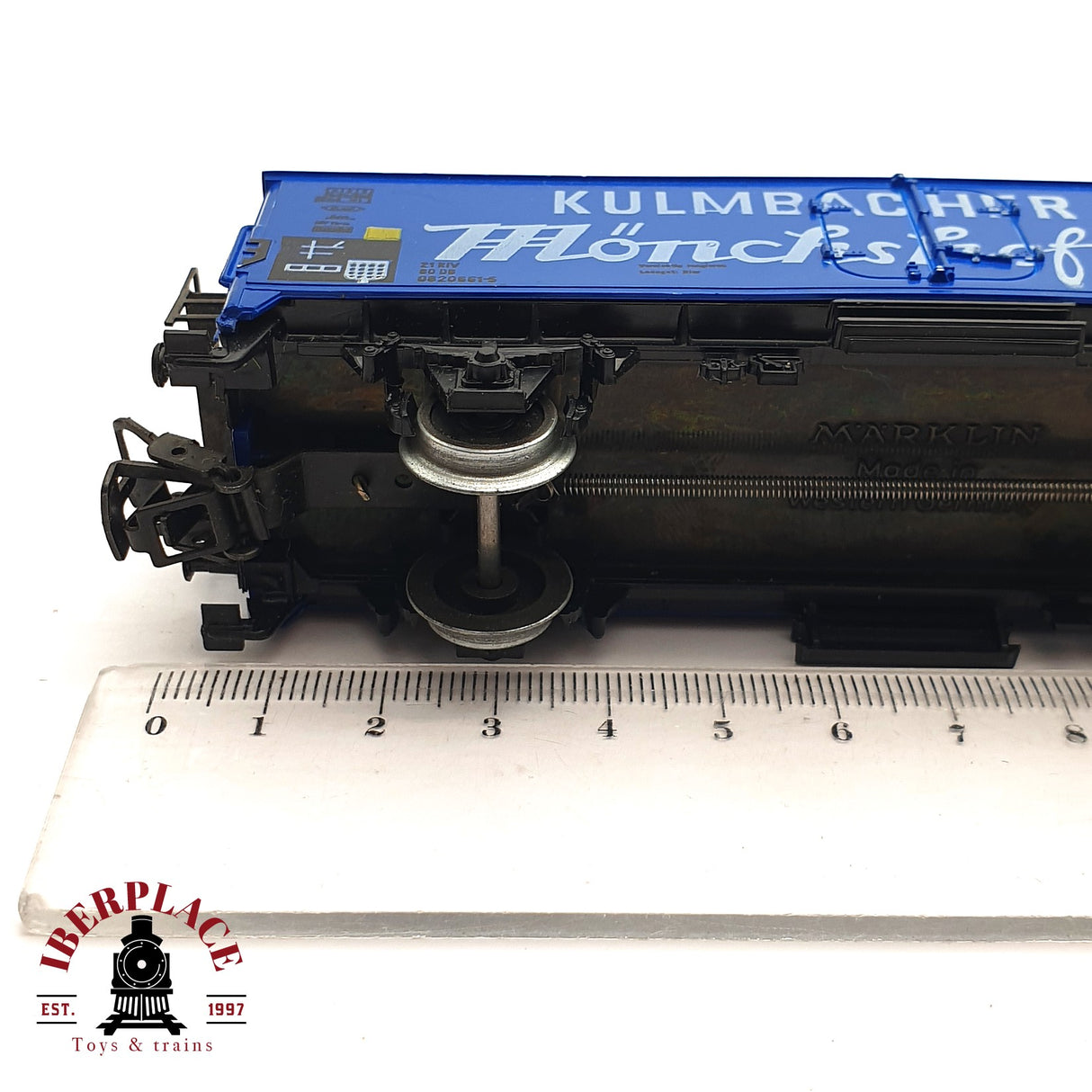 ♻️ 2da mano - Märklin 4660 vagón cervecero Kulmbacher DB H0 escala 1:87 EH09