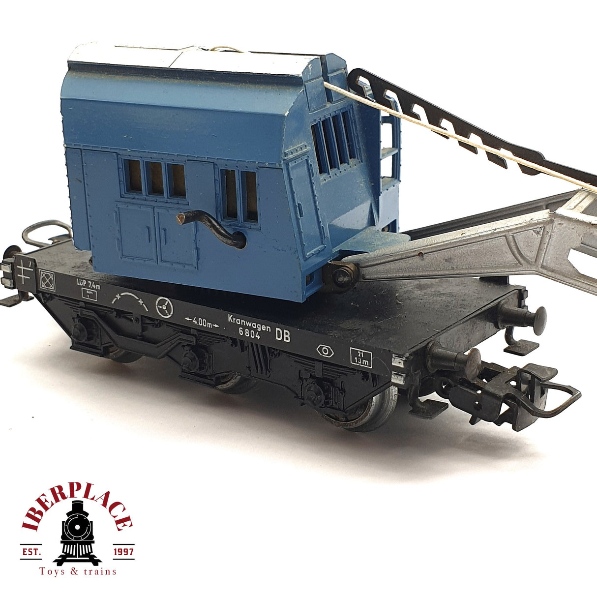♻️ 2da mano - Märklin 4611 vagón grúa con gancho DB H0 escala 1:87 EH09