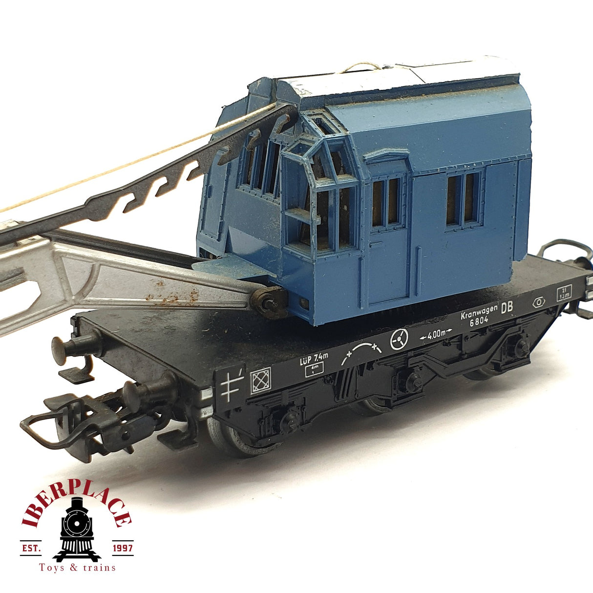 ♻️ 2da mano - Märklin 4611 vagón grúa con gancho DB H0 escala 1:87 EH09