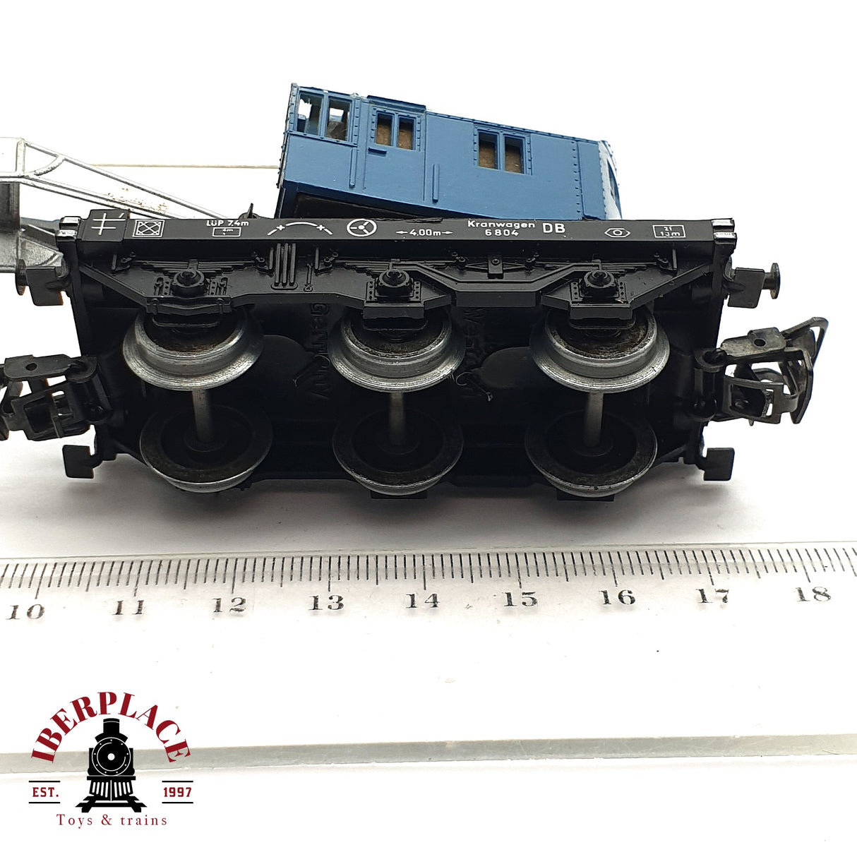 ♻️ 2da mano - Märklin 4611 vagón grúa con gancho DB H0 escala 1:87 EH09