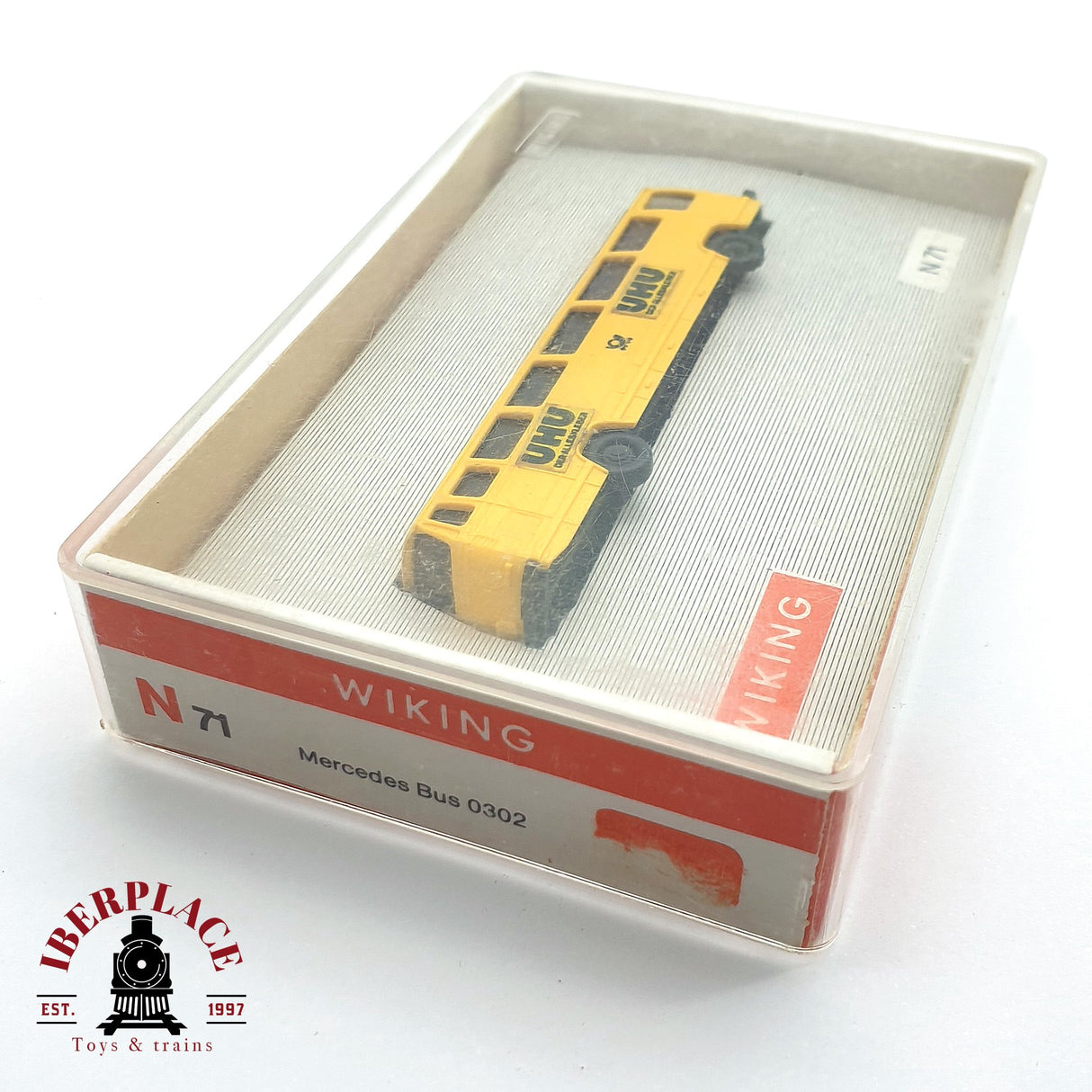 ♻️ 2da mano - WIKING 71 Bus Mercedes Benz MB 0302 N escala 1:160 EH09