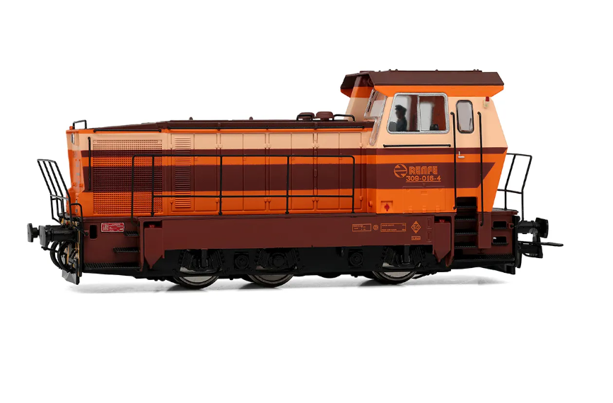 🧨 Liquidación – Electrotren HE2012 – Locomotora de maniobras diésel 309 de RENFE, decoración "Estrella" (Escala H0)
