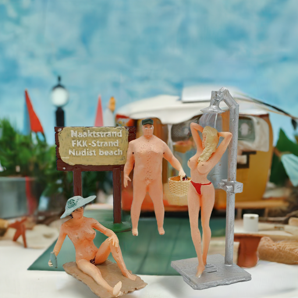 G escala 1:22,5 figuras Iberplace 40012 Personas en la playa Set modelismo
