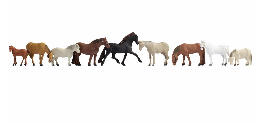 H0 escala 1:87 figuras Noch 15761 Caballos