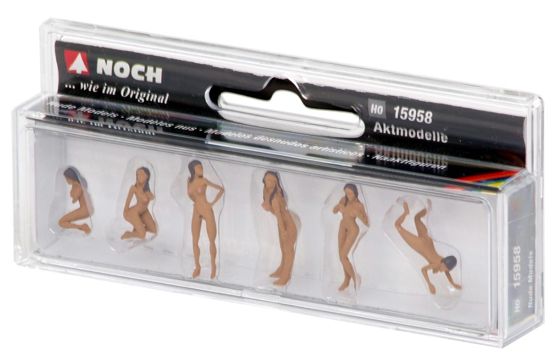 🧨 Liquidación – NOCH 15958 Figuras Modelos desnudos – Modelismo Escala H0 (1:87)