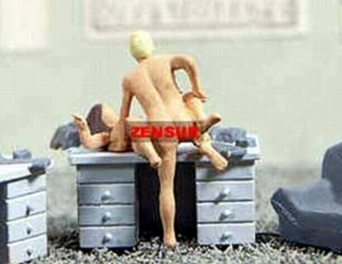 Set de Figuras en Miniatura – 7 Piezas H0 (1:87) – Modelismo de Alta Calidad