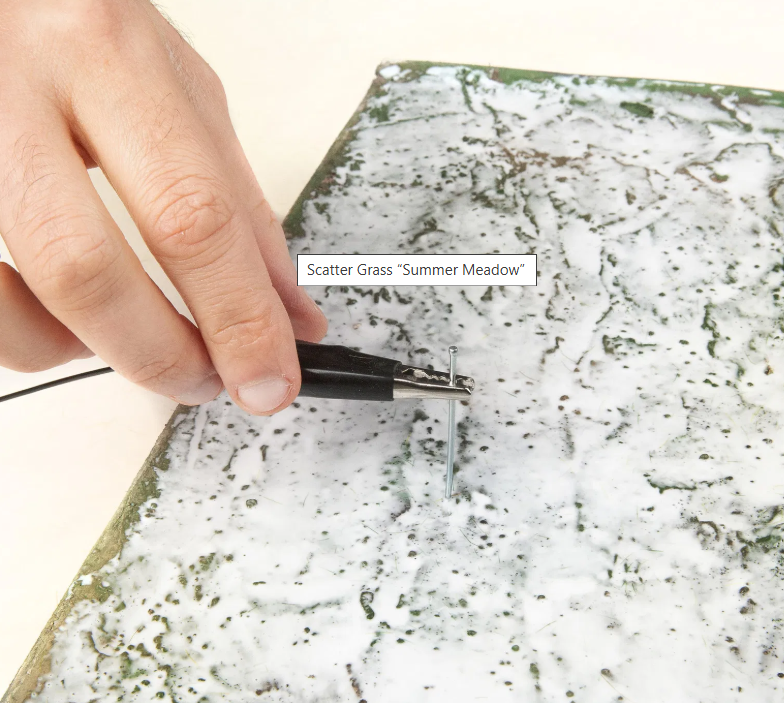 NOCH 08310 Césped Electroestático “Pradera de Verano” – 2,5 mm 20 Gr. para Maquetas de Modelismo Ferroviario