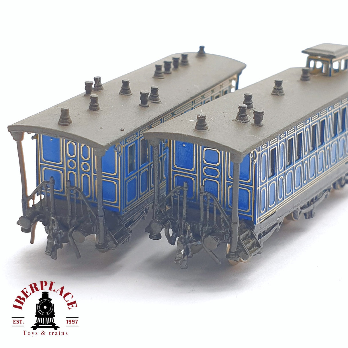 ♻️ 2 mano - 2x Märklin 8769 vagones pasajero en metal Z escala 1:220 TEN06