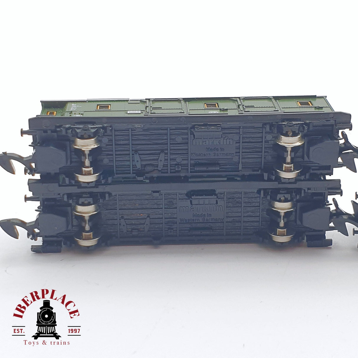 ♻️ 2 mano - 4x Märklin vagones pasajeros y equipaje Z escala 1:220 TEN06