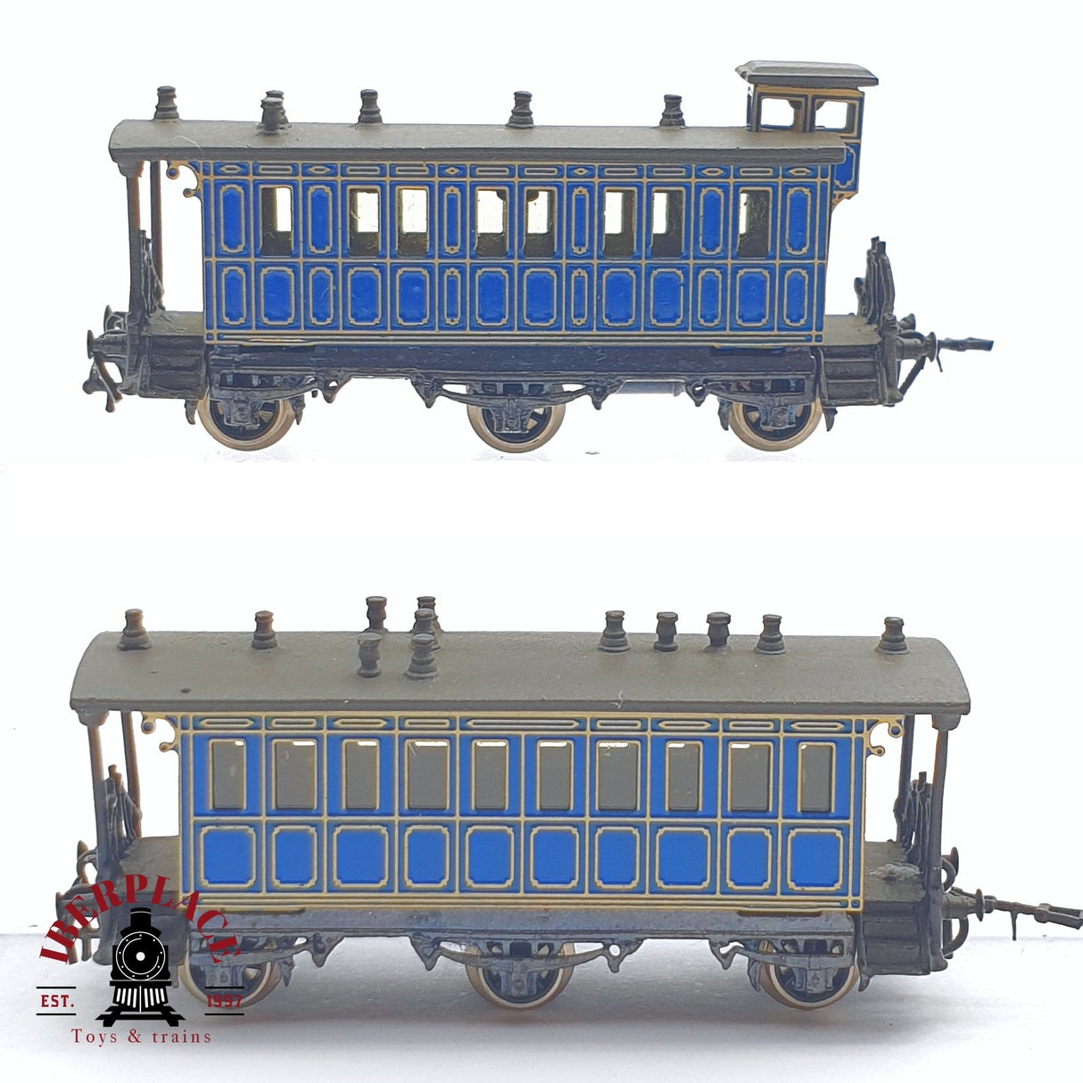 ♻️ 2 mano - 2x Märklin 8769 vagones pasajero en metal Z escala 1:220 TEN06
