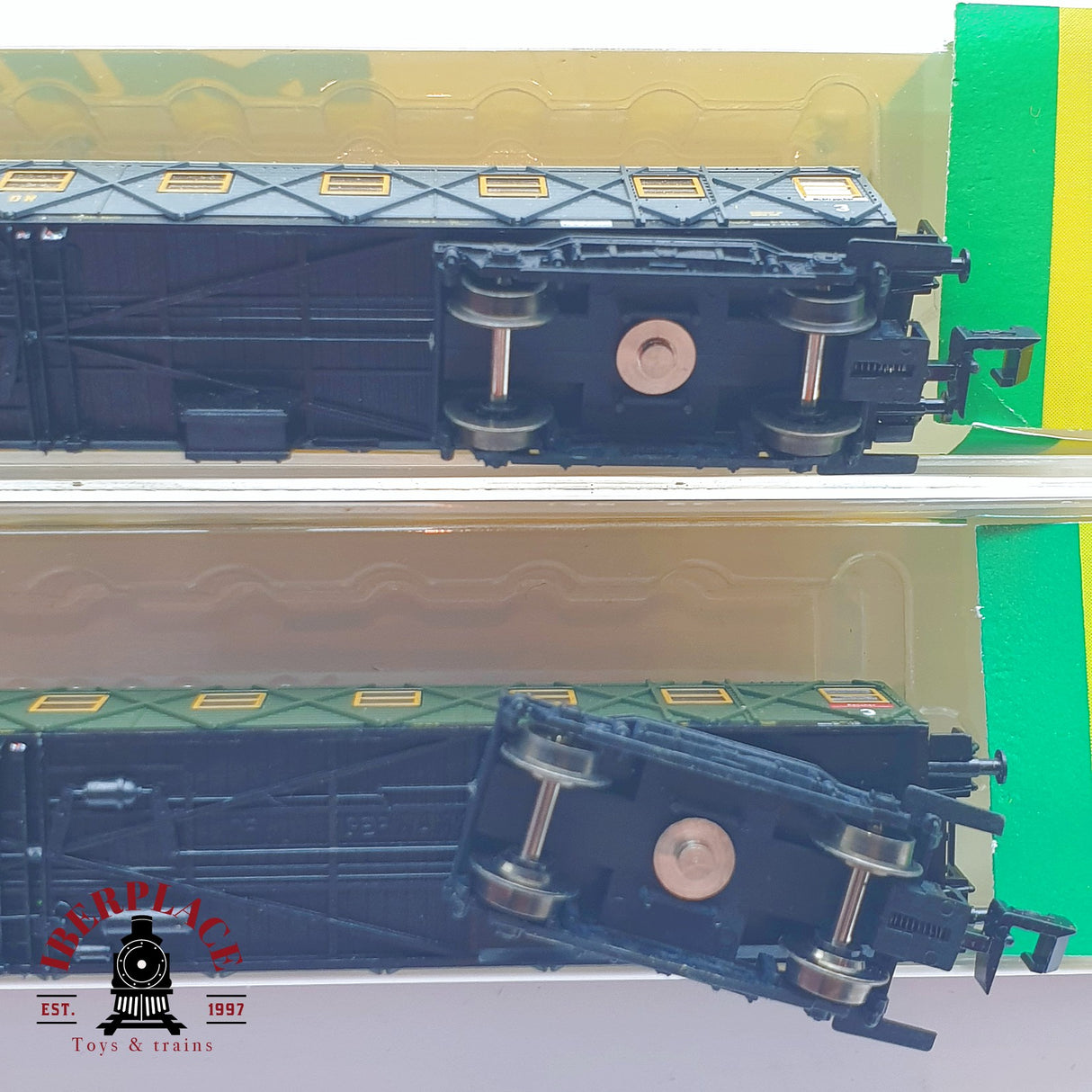 ♻️ 2 mano - Minitrix 2x vagones pasajeros DR clase 3 N escala 1:160 TEN06