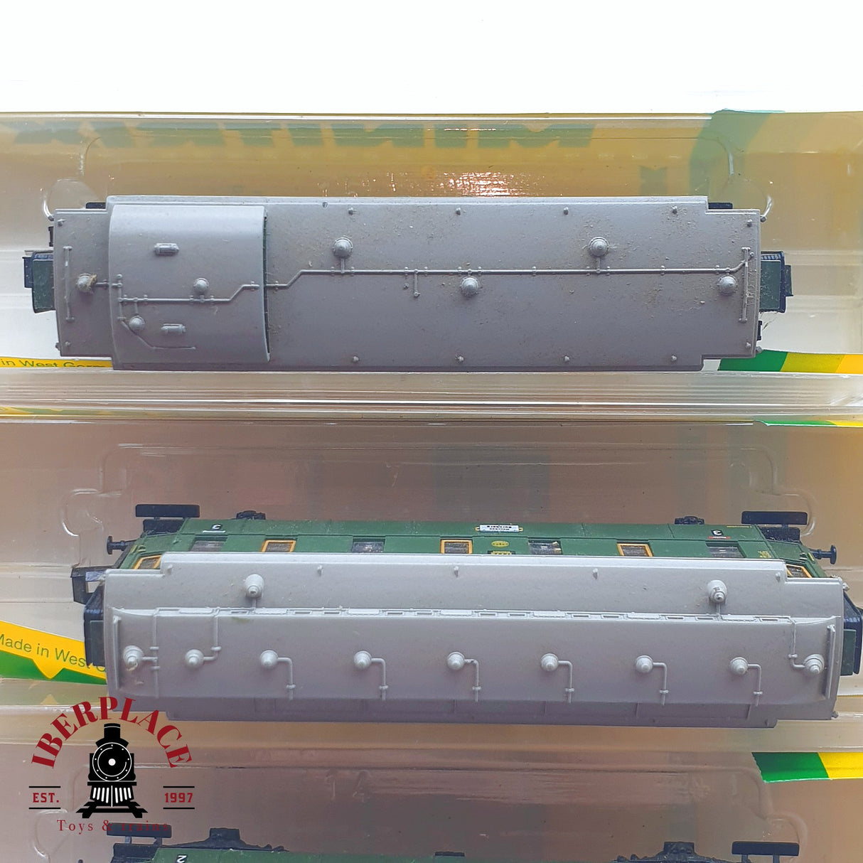 ♻️ 2 mano - Minitrix 5x vagones pasajeros DR clases 1-2-3 N escala 1:160 TEN06