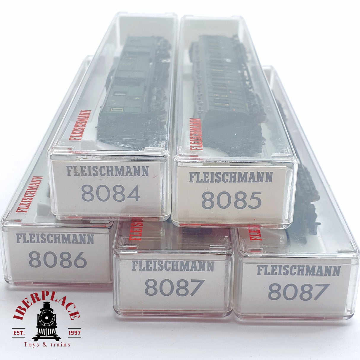 ♻️ 2 mano - Fleischmann 5x vagones pasajeros y equipaje DRG clases 2-3 N escala 1:160 TEN06